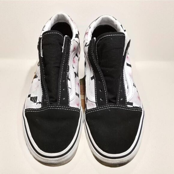 Van's Old Skool Black Hibiscus *send offers* - Picture 2 of 6